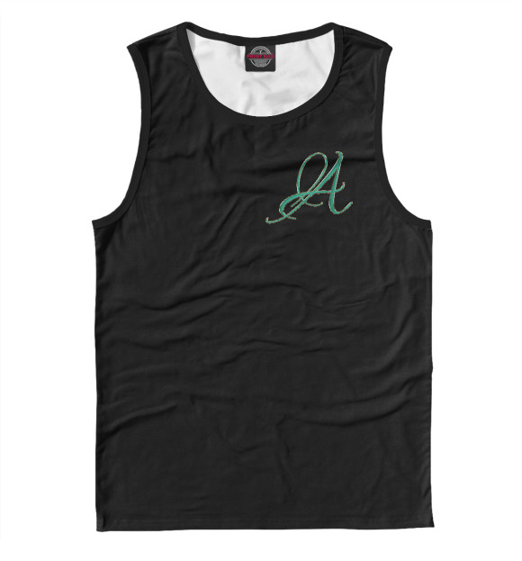 Майка для мальчика с изображением Альфа цвета Белый