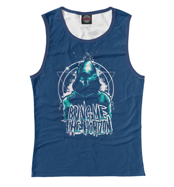 Майка для девочки с изображением Bring Me the Horizon цвета Белый