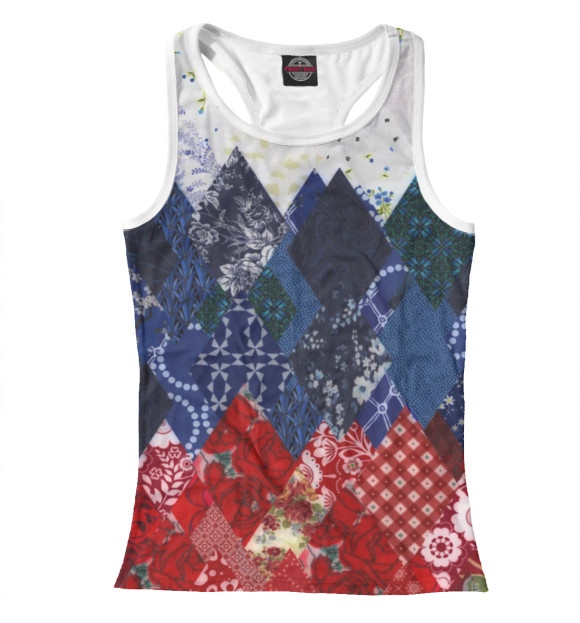 Женская майка-борцовка с изображением Сочи цвета Белый