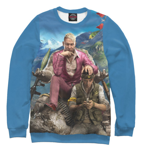 

Свитшоты Print Bar, Белый, Far Cry 4 — Пэйган Мин