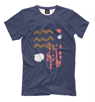 Мужская футболка Abstract shapes