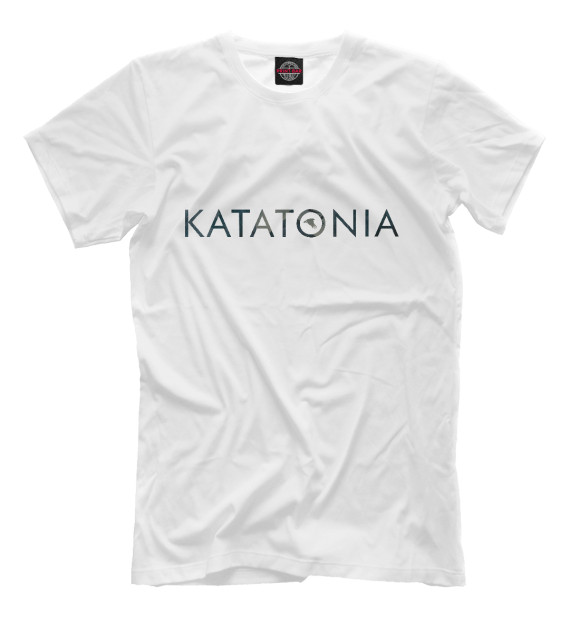 Мужская футболка с изображением Katatonia цвета Белый