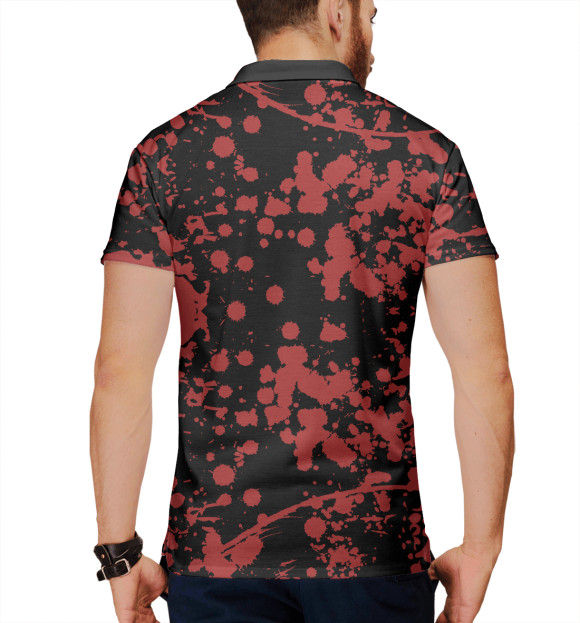 Мужское поло с изображением Brawl Stars цвета Белый