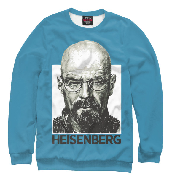 Женский свитшот с изображением Heisenberg цвета Белый