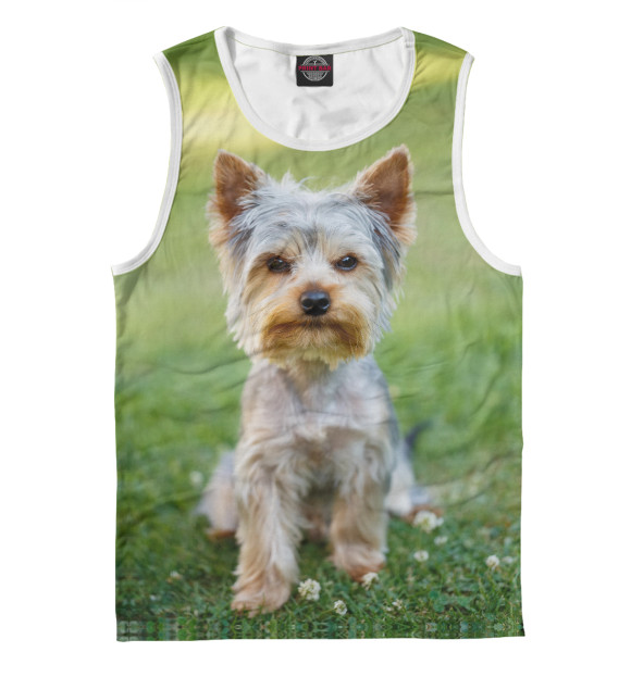 Мужская майка с изображением Йорк цвета Белый