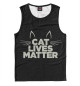 Мужская майка Cat Lives Matter