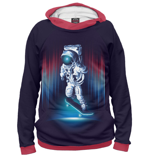 

Худи Print Bar, Белый, Space Skater