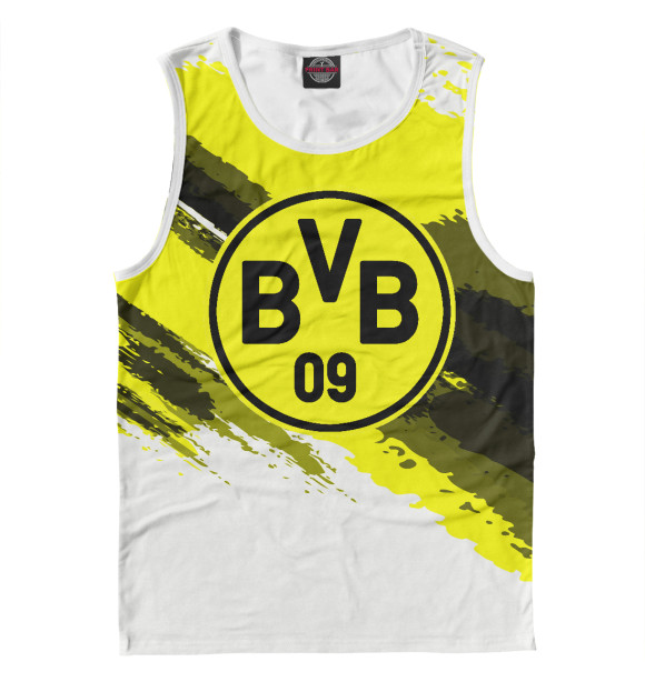 Мужская майка с изображением Borussia цвета Белый