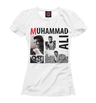 Женская футболка Мухаммед Али