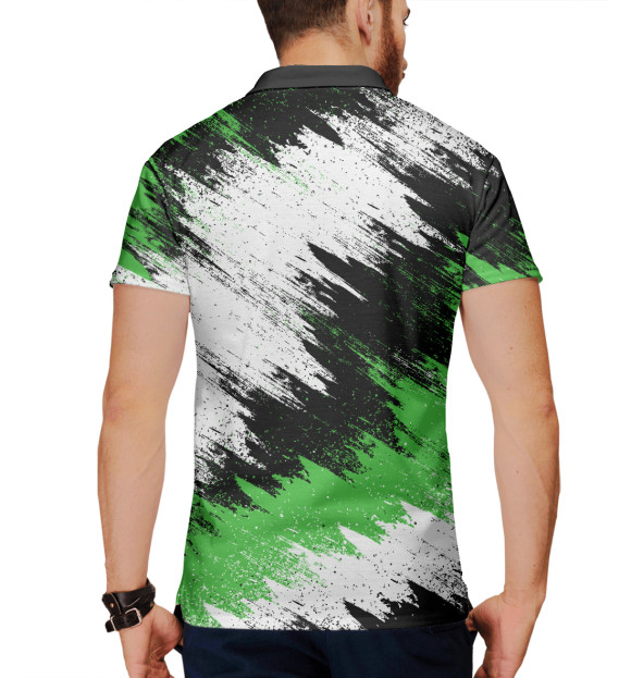 Мужское поло с изображением Skoda цвета Белый