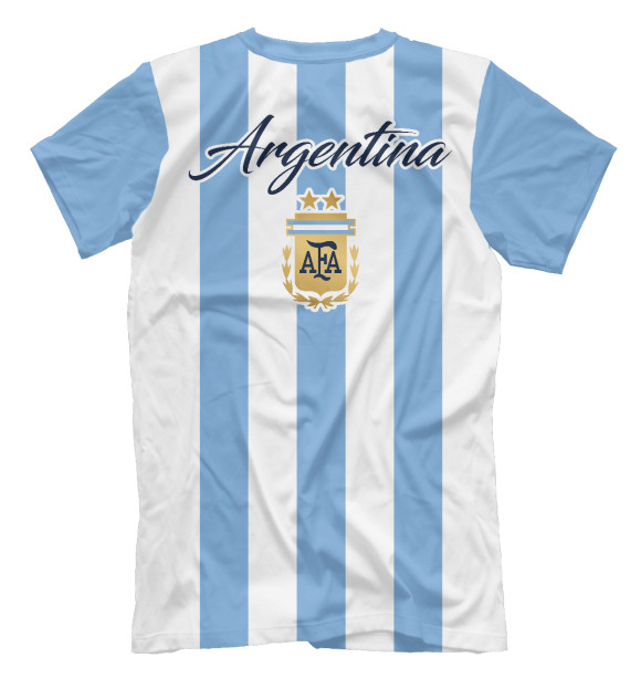 Футболка для мальчиков с изображением Аргентина цвета Белый