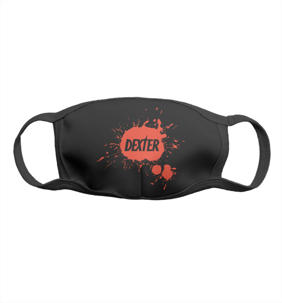 Маска тканевая с изображением Декстер цвета Белый