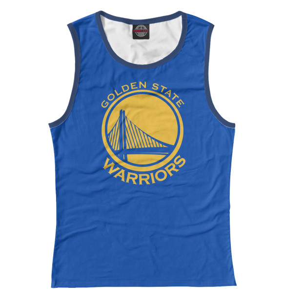 Женская майка с изображением Golden State цвета Белый