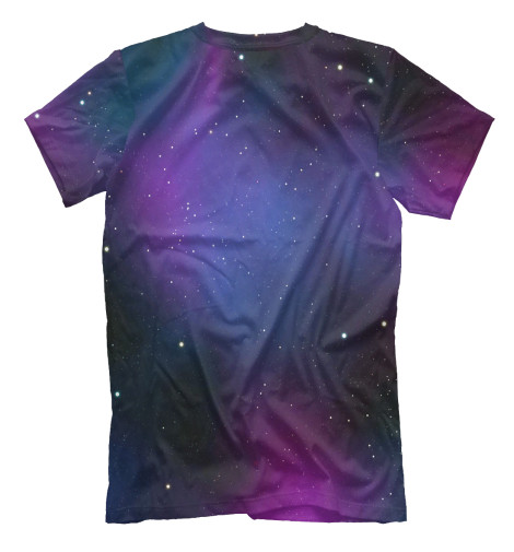 

Футболки Print Bar, Молочно-белый, Сиреневый космос