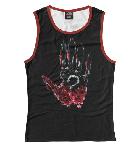 

Майки Print Bar, Белый, Bloody Hand