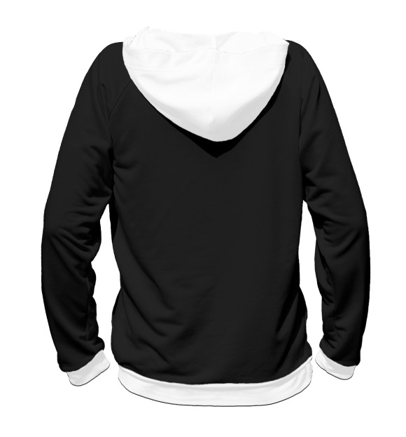 Мужское худи с изображением Сергей цвета Белый