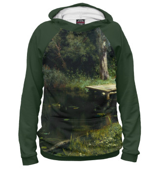 Женское худи Поленов В.Д. Заросший пруд