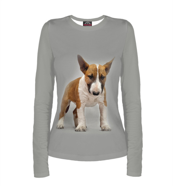 Женский лонгслив с изображением Snap цвета Белый