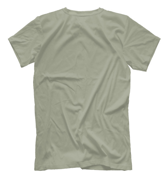 Мужская футболка с изображением Сенбернар цвета Белый