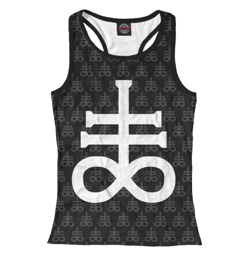 

Майки борцовки Print Bar, Белый, Церковь сатаны