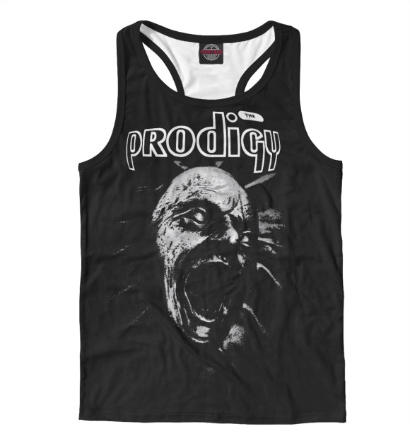 Мужская майка-борцовка с изображением The Prodigy цвета Белый