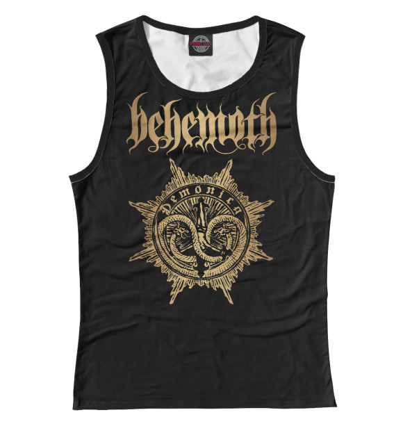 Майка для девочки с изображением Behemoth цвета Белый