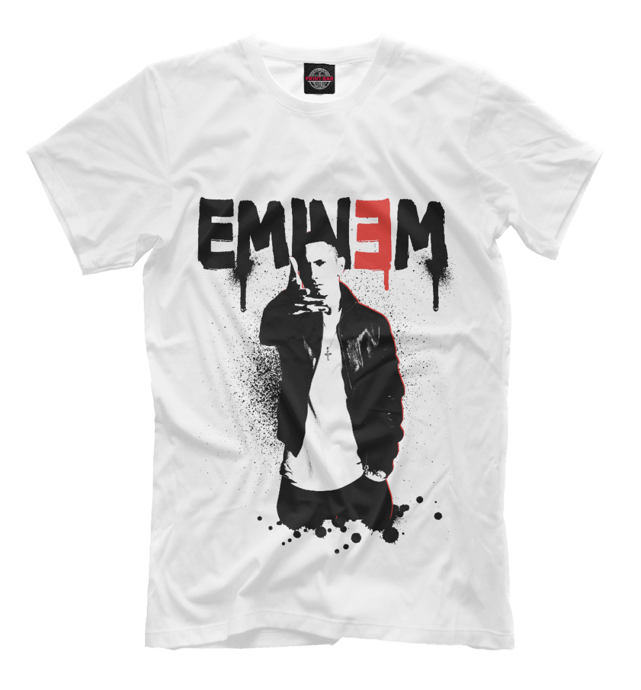 Мужская Футболка Eminem, артикул: EMI-872749-fut-2