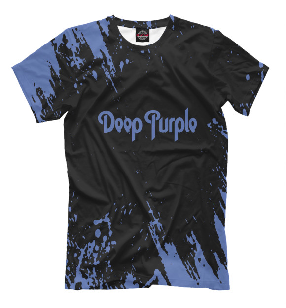 Футболка для мальчиков с изображением Deep purple цвета Белый