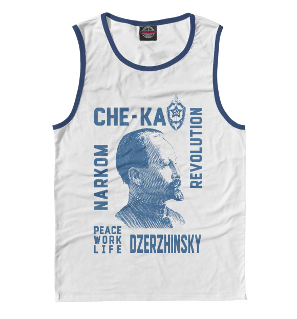 Майка для мальчика с изображением Феликс Дзержинский цвета Белый