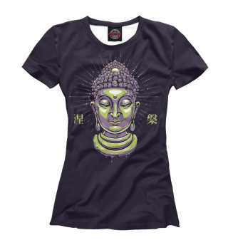 Женская футболка Будда