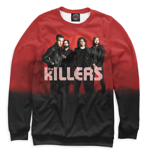Мужской свитшот с изображением The Killers цвета Белый