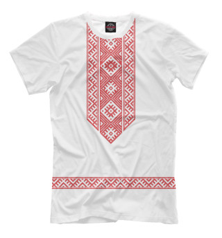 Мужская футболка Белорусская вышиванка