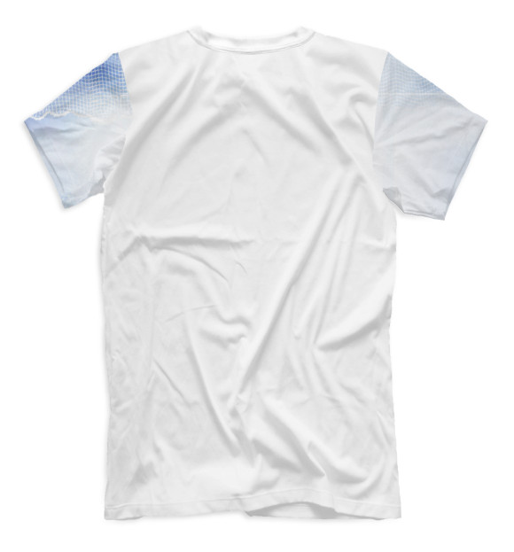 Мужская футболка с изображением Хоккей цвета Белый
