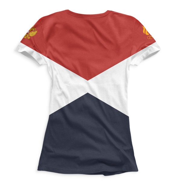 Женская футболка с изображением Олимпиада Рио-2016 цвета Белый