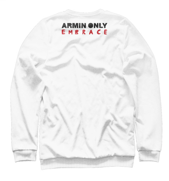 Мужской свитшот с изображением Armin Only : Embrace цвета Белый