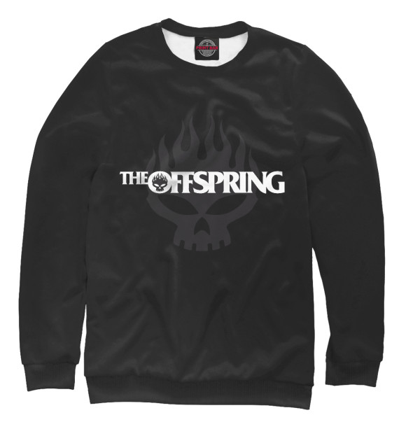 Свитшот для мальчиков с изображением The Offspring цвета Белый
