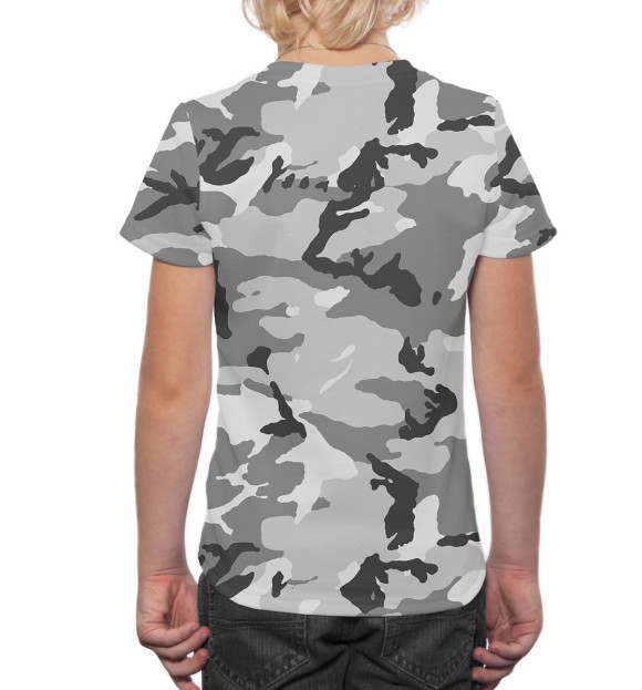 Футболка для мальчиков с изображением ОМОН цвета Белый