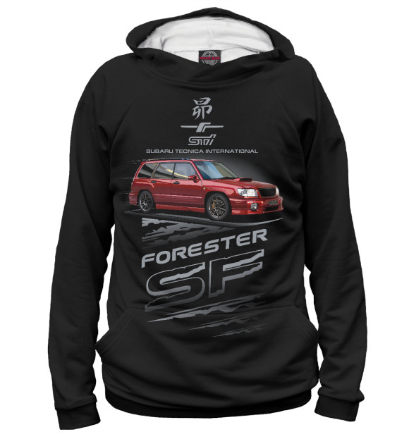 Худи для мальчика с изображением Forester sf3 цвета Белый