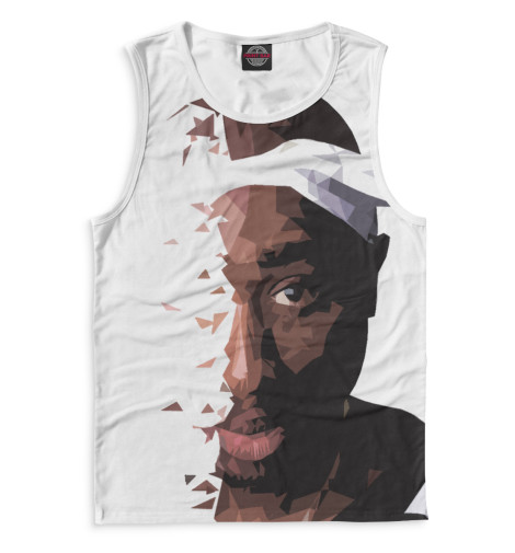 

Майки Print Bar, Белый, 2Pac