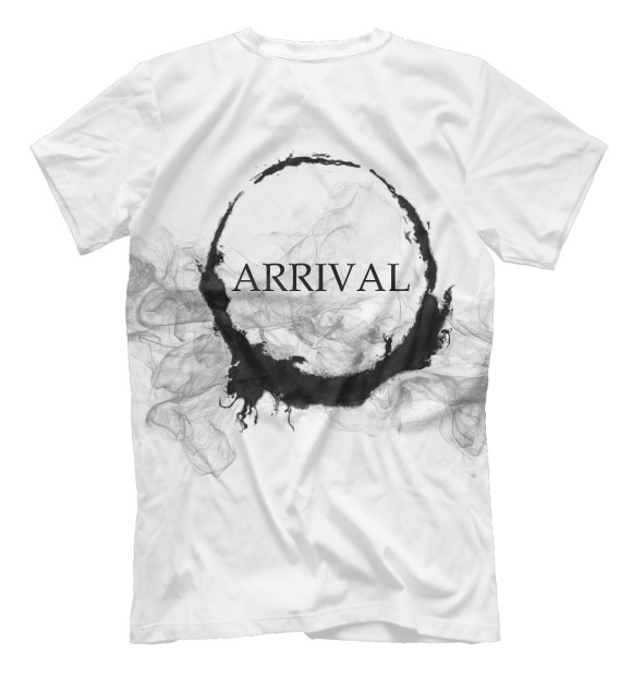 Футболка для мальчиков с изображением Arrival цвета Белый