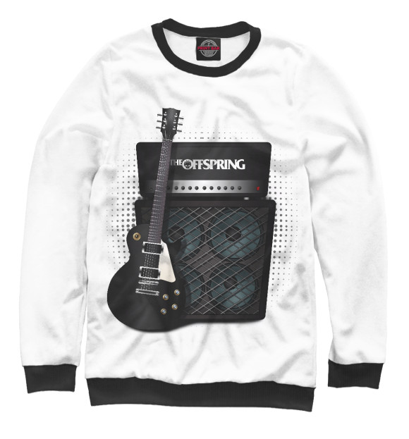 Женский свитшот с изображением The Offspring цвета Белый