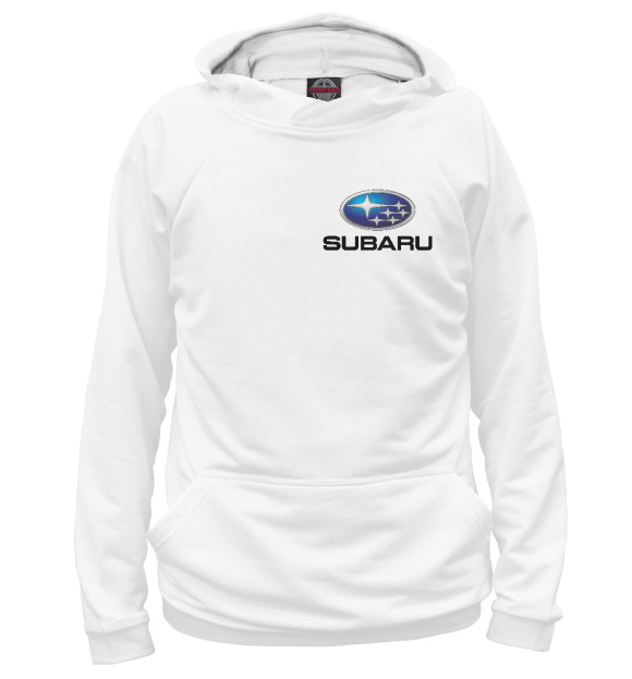 Худи для девочки с изображением Subaru цвета Белый