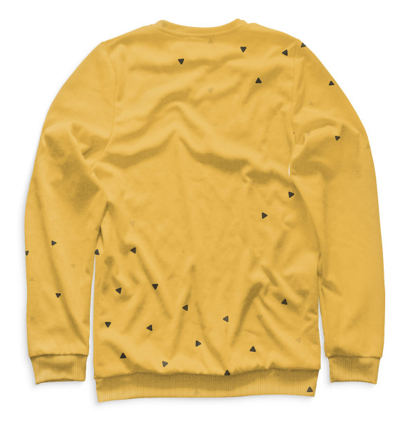 Мужской свитшот с изображением 45 лет цвета Белый