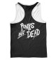 Мужская майка-борцовка Punk's Not Dead