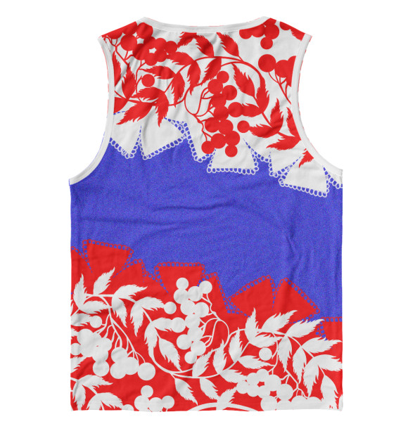 Майка для мальчика с притом Россия цвета Белый Майка для мальчика с изображением Россия цвета Белый