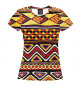Женская футболка Африканский узор
