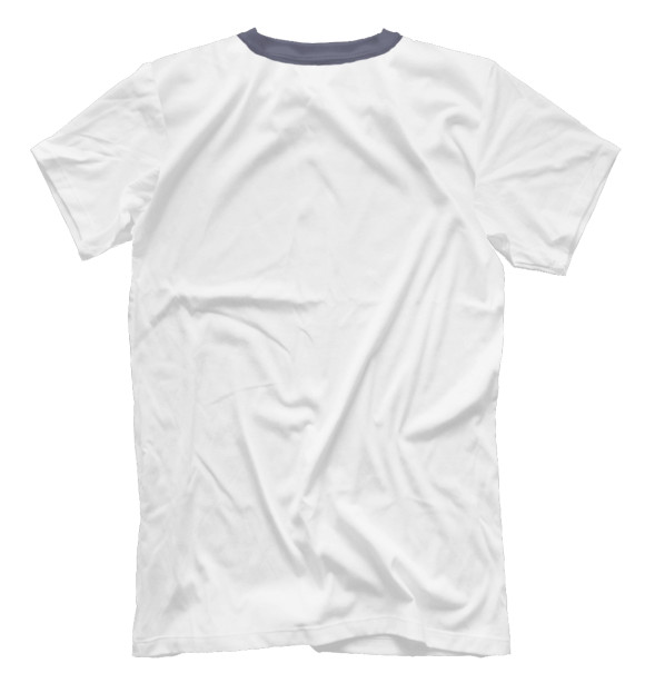 Мужская футболка с изображением Сибирь цвета Белый