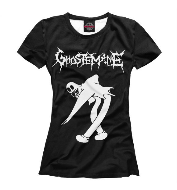 Женская футболка с изображением Ghostemane цвета Белый