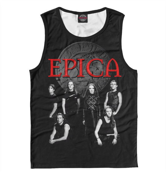 Майка для мальчика с притом EPICA цвета Белый Майка для мальчика с изображением EPICA цвета Белый