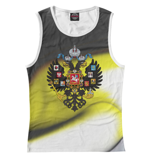 Майка для девочки с изображением Российская империя цвета Белый